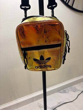 Adidas Iridescent Yellow Mini Crossbody Bag